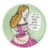 Assiette à dessert princesse : Je ne dis pas "berk"... - Petit Jour Paris
