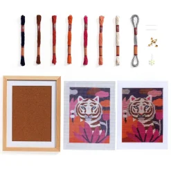 Atelier 64, canevas tigre - Djeco