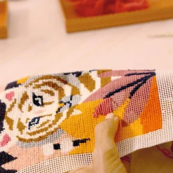 Atelier 64, canevas tigre - Djeco