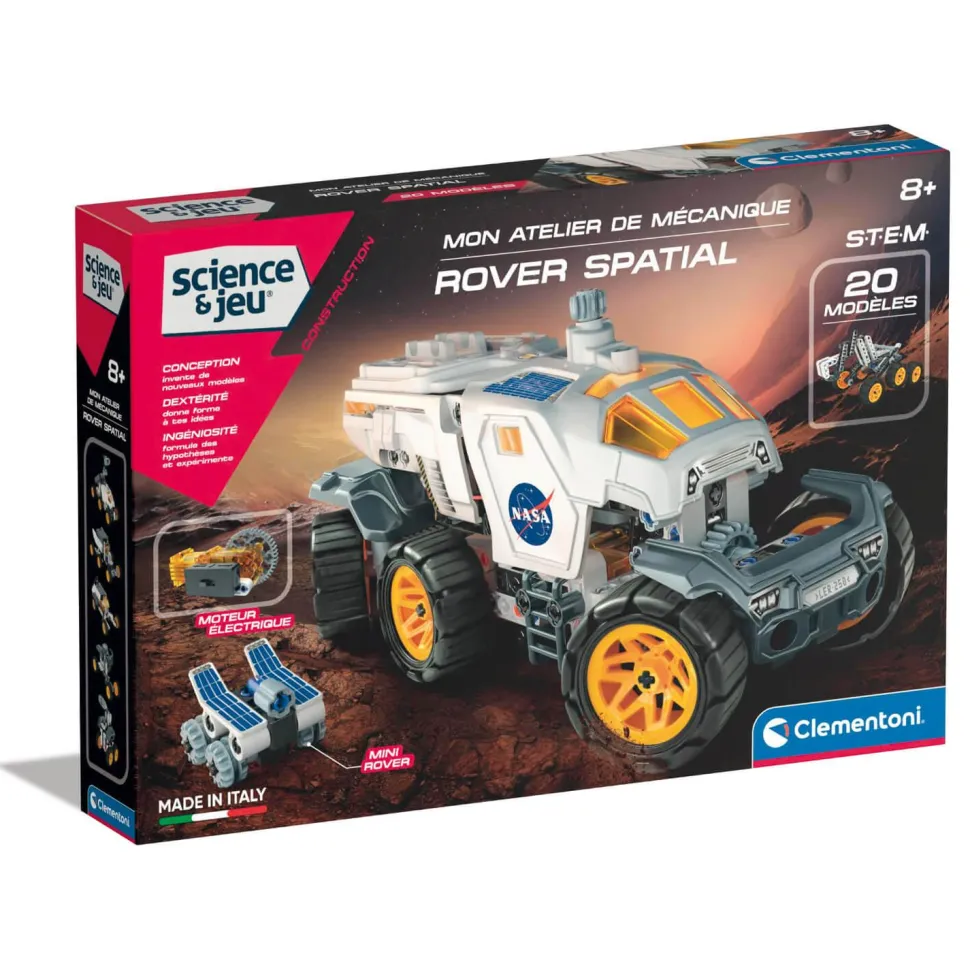 Atelier mécanique : Rover spatial NASA - Clementoni