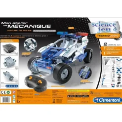 Atelier mécanique : Voiture de police Radiocommandée - Clementoni