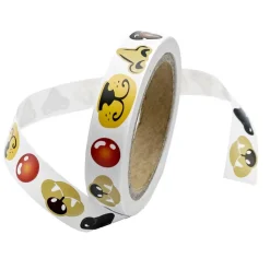 Autocollants nez sur rouleau set de 600 - Eduplay