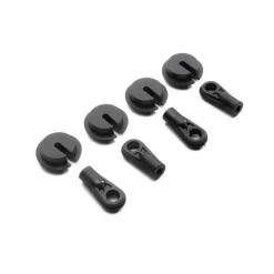 Axial - SCX6 - Shock End & Spring Cup (4) - Axial