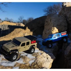 AXIAL SCX24 Jeep JT Gladiator 1:24 4WD Rock Crawler Brushed RTR Beige - Axial