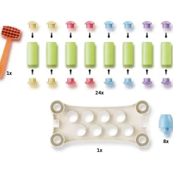 Banc à marteler 34 pièces - PLAYBIO - Quercetti