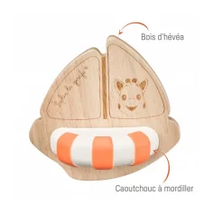 Bateau en bois So'pure Sophie la girafe - Vulli