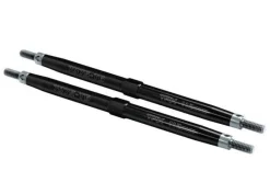 Biellettes Avant Alu 7075-T6 Anodisees Noir 112Mm (2) Pour Maxx - Traxxas