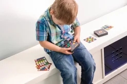 Billes avec tableau et modèles: 16 billes et 14 cartes modèles - Eduplay