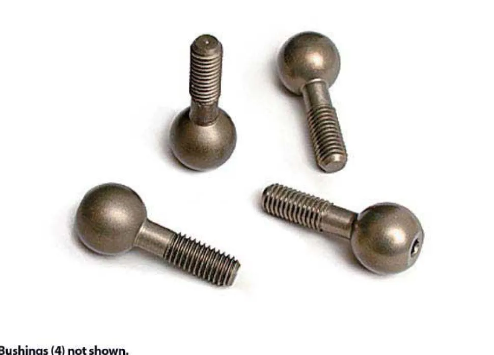 Billes De Rotules 7075-T6 Alu Traites Dur (4) + Bagues Plastiques (4) - Traxxas