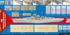 BISMARCK 1941 DETAIL UP SET for 05358 - 1:350e - Trumpeter - Trumpeter
