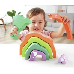 Blocs à empiler Safari Elephant - Hape