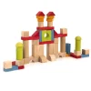 Blocs de construction : 52 pièces en bois - JeuJura