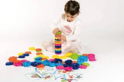 Blocs hexagonaux de construction, set de 96 - Eduplay