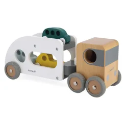 Bolid - Camion Porte-Autos Avec 3 Vehicules - Janod