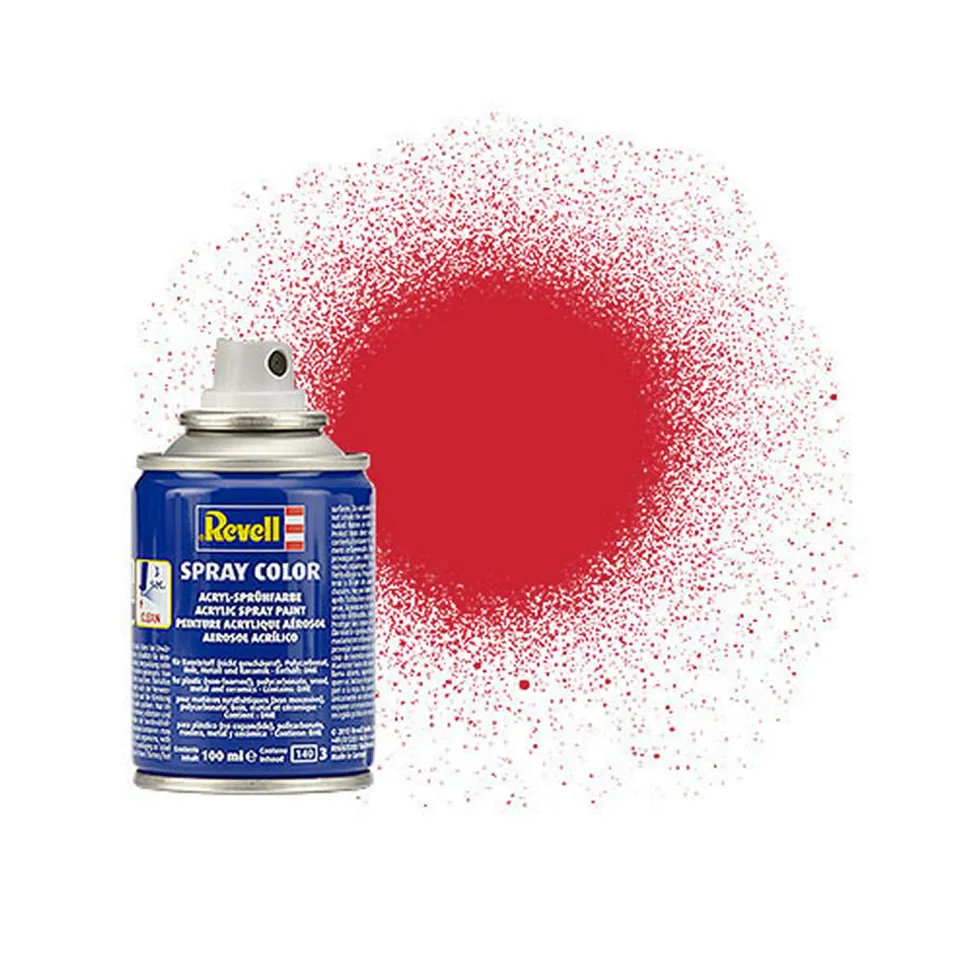 Bombe 100 ml : Rouge vif satiné - Revell