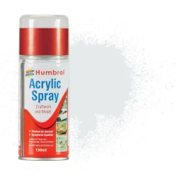 Bombe Acrylique 150 ml : 191 - Argent chrome - Humbrol