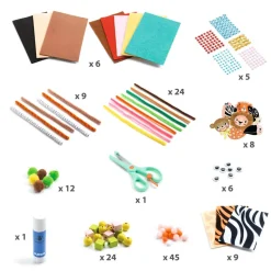 Boîte à créer : Animaux de la jungle - Djeco