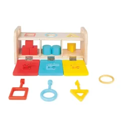 Boîte à formes : La Boîte à clefs en bois - Janod