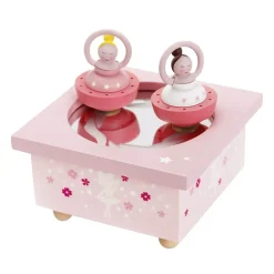 Boîte à Musique en bois : Ballerine Rose - Trousselier