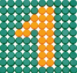 Boîte avec 10 plateaux et 1000 boutons à clipser - Eduplay