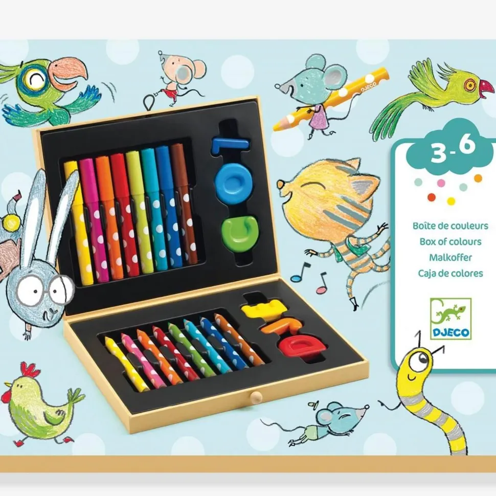 Boîte de couleurs pour les petits - Djeco