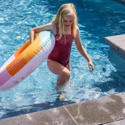 Bouée De Bain - Arc En Ciel - 90 Cm - Swim Essentials
