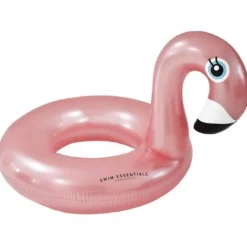 Bouée De Bain - Flamant Rose-Doré - 95 Cm - Swim Essentials