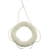 Bouée tissu déco à suspendre ivoire, 16cm - RueDeLaFete