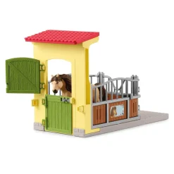 Box avec Poney Icelandais - Extension Ferme Educative - Schleich