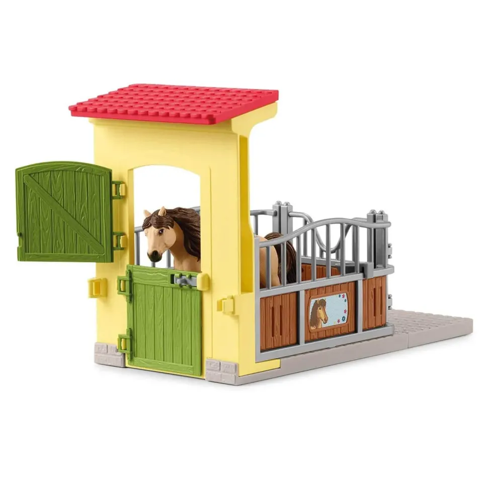 Box avec Poney Icelandais - Extension Ferme Educative - Schleich