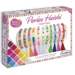 Bracelets de perles Heishi - Pompons - Sentosphère