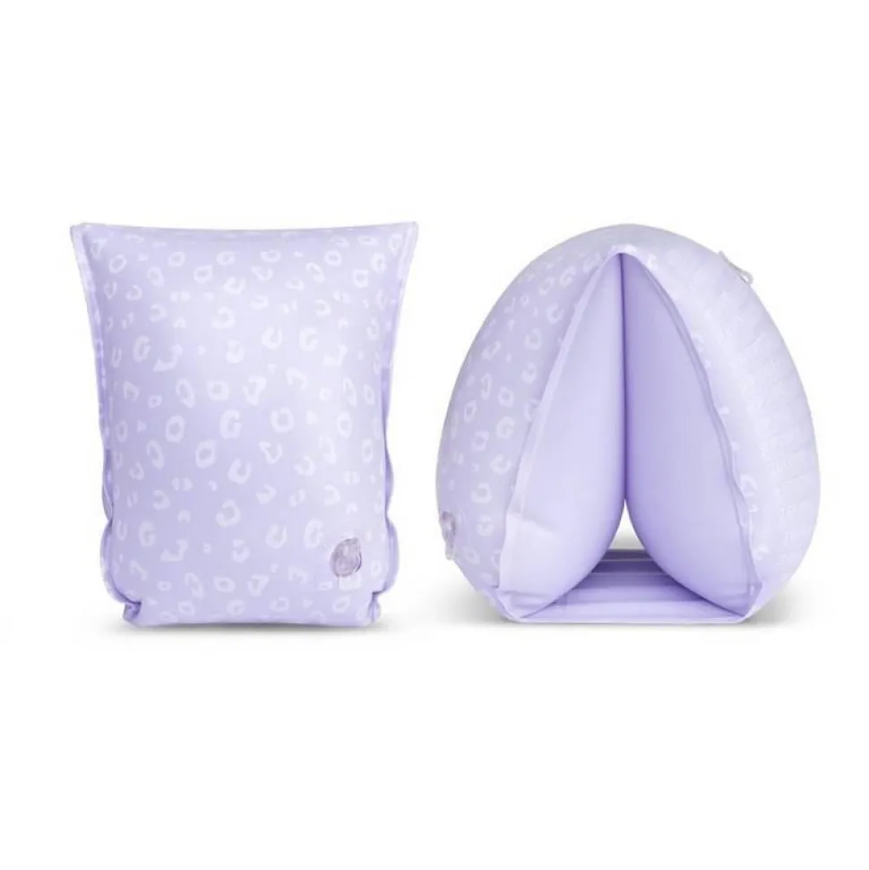 Brassards de NAGE - Léopard lila - Swim Essentials