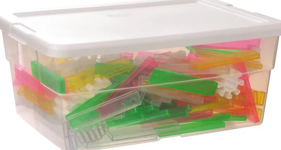 Briques transparentes Octa 220 pièces - Eduplay