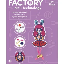 Broche à illuminer : Factory : Bunny girl - Djeco