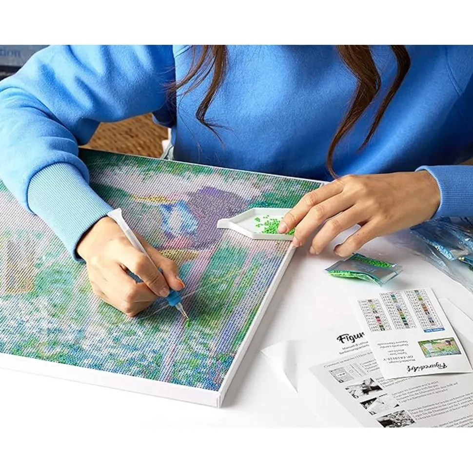 Broderie diamant : Affiche Poster Californie - sans chassis en bois - Figured'Art