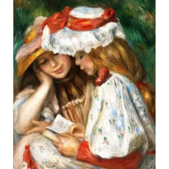 Broderie diamant : Jeunes Filles Lisant - Renoir - sans chassis en bois - Figured'Art