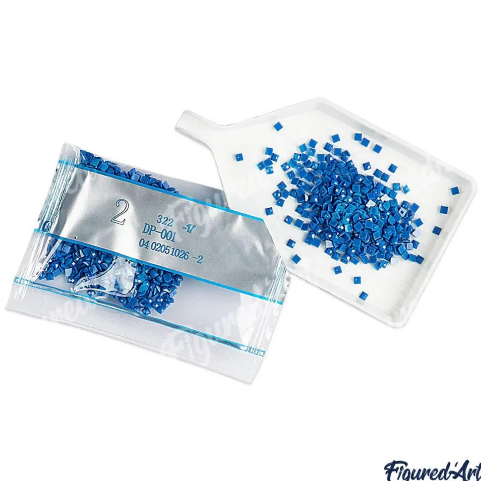 Broderie diamant : Jeunes filles lisant - Renoir - toile tendue sur chassis - Figured'Art