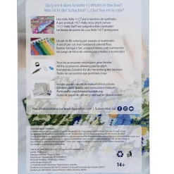 Broderie point de croix : Lion Pop Art - Figured'Art