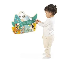 busy board crocodile en bois tropik - Janod
