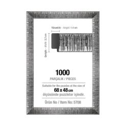 Cadre pour puzzle de 1000 pièces - 30 mm : Argent - Art Puzzle