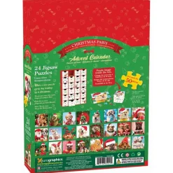 Calendrier de l'avent : 24 Puzzles - Pattes de Noël - Eurographics