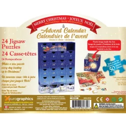 Calendrier de l'Avent : 24 Puzzles : Joyeux Noël - Eurographics