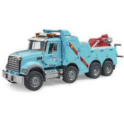 Camion de dépannage et de remorquage MACK Granite avec module son et lumière - Bruder