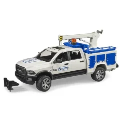 Camion de service : RAM 2500 avec grue et gyrophare - Bruder