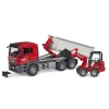 Camion MAN TGS avec benne amovible et chargeur Schäffer - Bruder