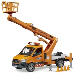 Camion Mercedes Benz Sprinter avec plateforme de travail et module son et lumière - Bruder