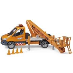 Camion Mercedes Benz Sprinter avec plateforme de travail et module son et lumière - Bruder