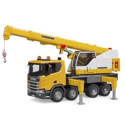 Camion-grue Liebherr Scania Super 560R avec module son et lumière - Bruder