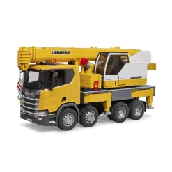 Camion-grue Liebherr Scania Super 560R avec module son et lumière - Bruder