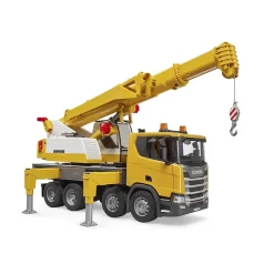 Camion-grue Liebherr Scania Super 560R avec module son et lumière - Bruder